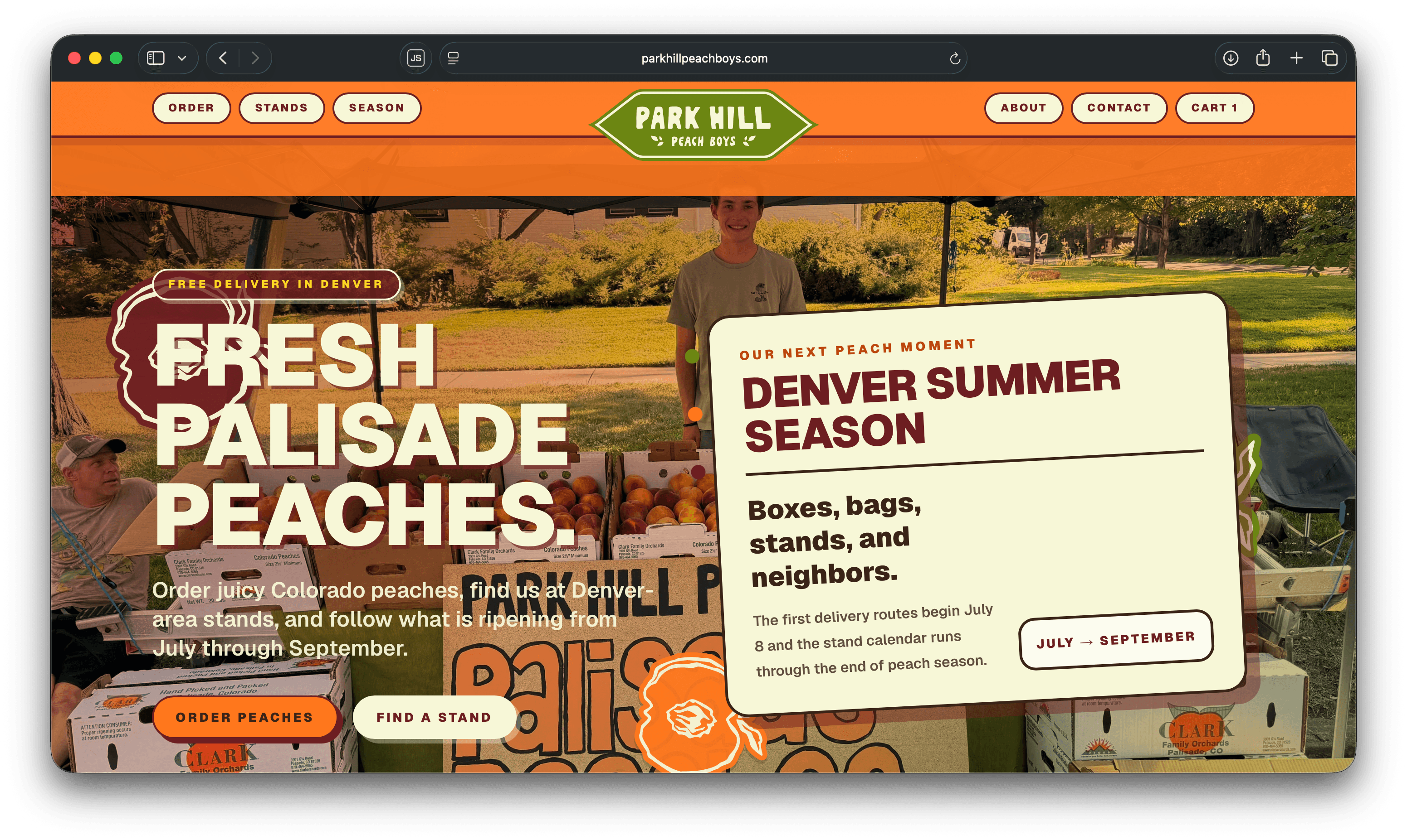 Parkhill Peach Boys screenshot