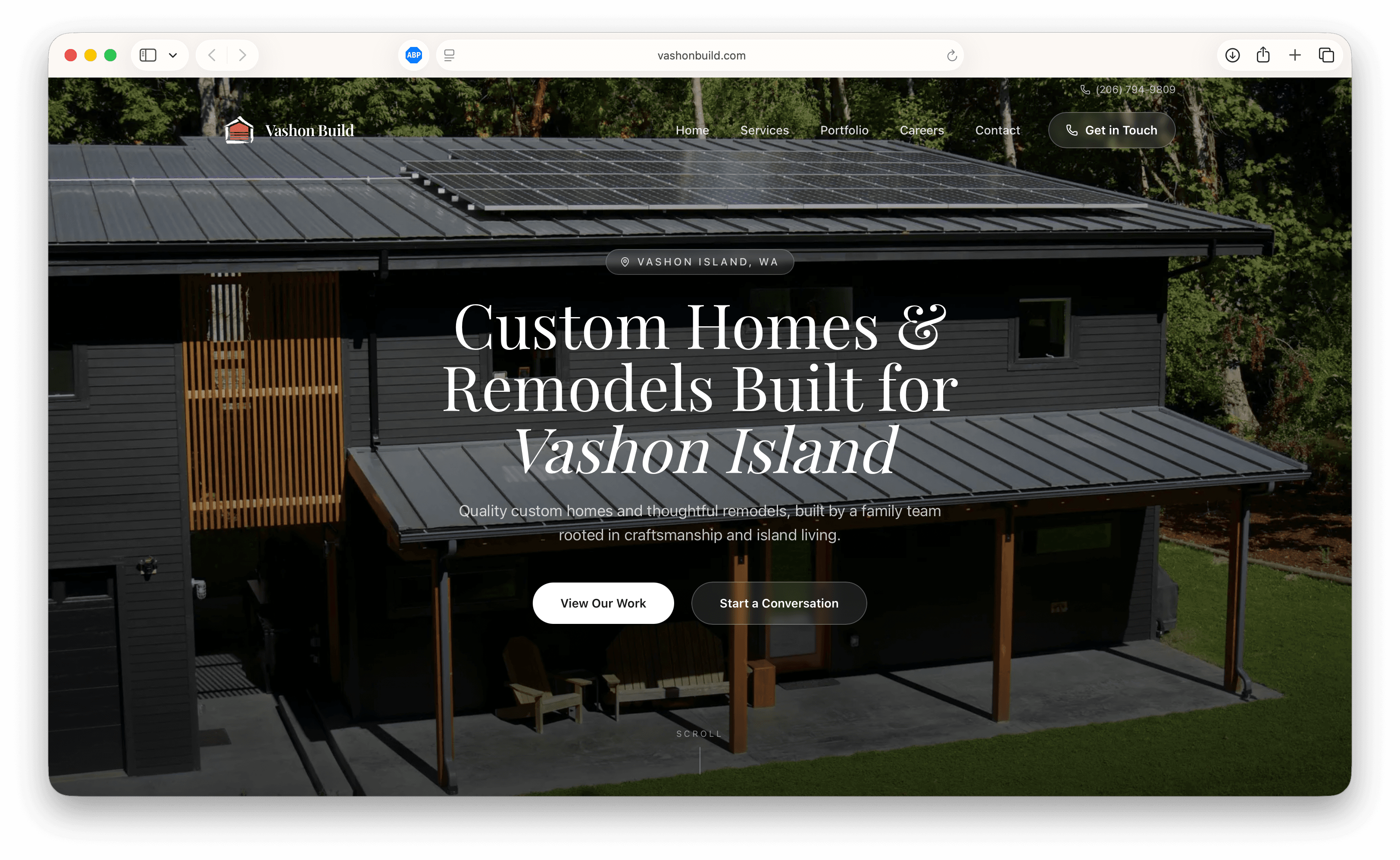 Vashon Build screenshot
